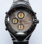 Seiko Macchina Sportiva a 'Giugiaro design', a stainless steel quartz chronograph date gentleman's