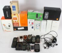 A collection of phones to include Nokia, Apple, Sony, iPod and others. (1 box)