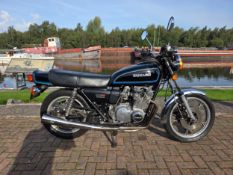 1979 Suzuki GS750, 748cc. Registration number YPK 257T. Frame number GS750E-27431. Engine number