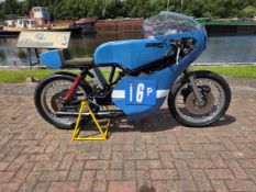 c.mid 1970's Micron Special 250/350cc race bike. Registration number not road registered. Frame