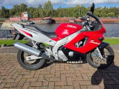 1997 Yamaha YZF 600R Thundercat, 599cc. Registration number P258 WKH. Frame number JYA4TV0000024642.