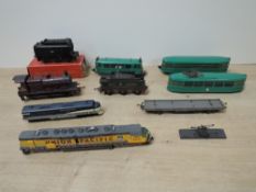Mixed Scale Engines and Rolling Stock, N Gauge Life Like Chesapeake and Ohio Locomotive, Bachmann