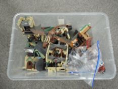 Loose Lego, Harry Potter including The Burrow, Hogwarts Castle, Hungarian Horntail Dragon etc,