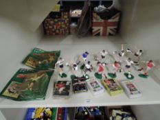 Plastic Figures and Trading Cards, Kenner Sportstars, Rudi Voller and Lothar Matthaus, both on
