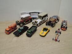 Mixed Die-casts, Franklin Mint 1:18 scale 1921 Rolls Royce Silver Ghost, 1911 Rolls Royce, 1910