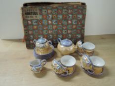 Japanese Little Hostess Tea Set, box present but tired, comprising 6 cups, saucers, side plates,