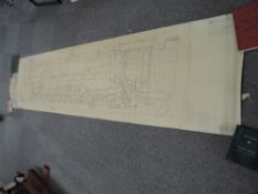 Canadian Pacific 2-10-4 Loco Section Drawings, rolled