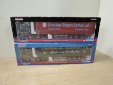 Corgi 1:50 scale Limited Edition Die-casts, CC13412 MAN TGA XXL Curtainside Gerry Jones Transport