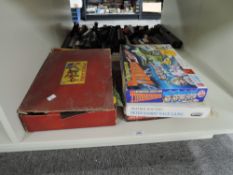 Vintage Games and Toys, Merit Magic Robot Quiz Game, Gibsons Peter Rabbit Race Game, Peter Pan