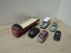 Spot-On Playworn Die-casts, Mamouth Major 8 Wheel Road Services Wagon with drop tail gate, LWB