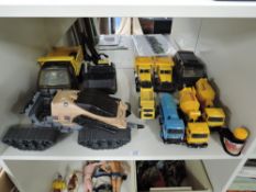 Britains, Tonka and Similar Toys, Britains MMB Milk Tanker, Autoway Cement Wagon x2, Tonka Loading