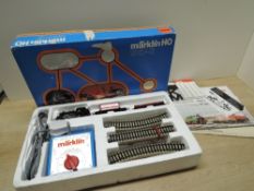 Marklin HO Scale Train Set-S 2934, appears complete in original packaging and box lid, set has