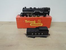 Tri-ang Railways 00 Gauge, R54 4-6-2 Loco & R32 Tender T.R.2335, very little use, boxed Loco, tender