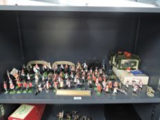 Britains and similar Lead Painted Soldiers and Accessories including many Napoleonic Figures with
