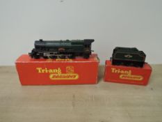 Tri-ang Railways 00 Gauge, R53 BR Loco & R31 Tender Princess Elizabeth 46201, both boxed, very