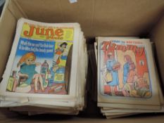 1970's and later Comics, June & Pixie x 100+, Tammy and Tammy & June x 70+