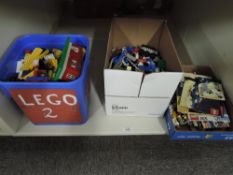 Vintage Lego including 924, 1593, 530, 6846 Instruction Booklets, many figures including