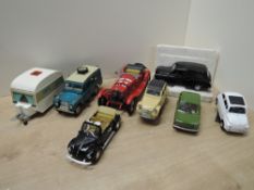 Polistil mixed Die-casts,1:16 scale Alfa Romeo Alfetta 1750, smaller scale Volkswagen 1303