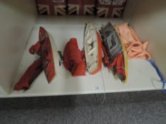 Vintage Wooden and Plastic Model Racing Yachts, mostly complete but need re-rigging as per vendor