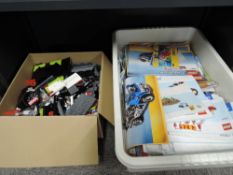 Lego, 60408 Car Transporter Set unchecked for completeness in card box, 2.5kg approx of various