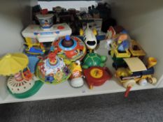 Vintage Toys, Chad Valley Spinning Top, 1983 German Roger Hargreaves Mr Men Spinning Top, Fisher