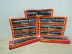 Hornby 00 Gauge Carriages, BR R417, R418, R419, R420, R425, R426, R427, SR R933 & R934, all in