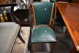 A set of six 1930s dining chairs, in the style of Jules Leleu