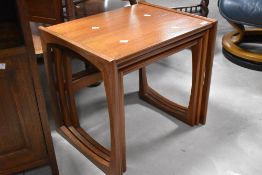 A vintage teak G plan nest of tables