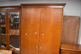 A modern Stag bedroom suite (four pieces plus headboard)