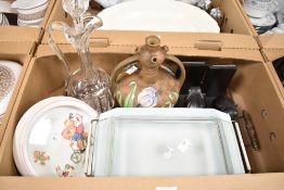 A Shelley Mabel Lucy Attwell baby's plate, a pair of wooden bookends modelled as elephants, an