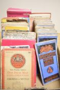 A small assortment of ordnance survey maps and similar.