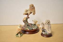 A Border Fine Arts animal group 'A Watchful Eye' model number SOC8 designed by Ray Ayres sold