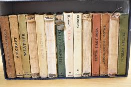A selection of fourteen Observer books includes titles such as Common British Insects and Spiders,