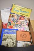 A partly complete Stanley Gibbons Gay Venture stamp album and a selection of loose stamps and a