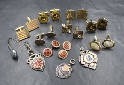 Three Edwardian silver football presentation medals including Walsall, Wolverhampton & Bilston,