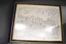 Of local interest, a 20th-century framed print of High Tenterfell, Kendal after Jane Tipon, 41cm x