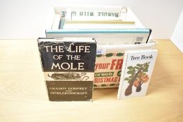 A quantity of 20th-century books and magazines, with titles relating to animals, wildlife and
