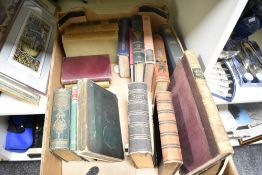 A quantity of late 19th to early 20th-century hardback books, to include The poetical Works of Henry