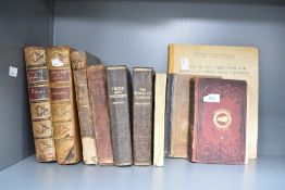 A quantity of 19th-century hardback books with decorative covers, to include 'Curiosities of Natural