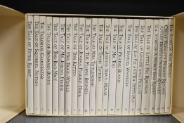 A modern The World of Peter Rabbit by Beatrix Potter, the original and authorised edition box set,