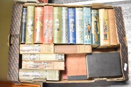 A quantity of late 19th to 20th-century decorative cloth binded books, to include 'Through Flood and