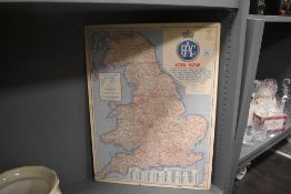 A mid-20th-century John Bartholomew & Son Limited of Edinburgh celluloid and card Royal Automobile