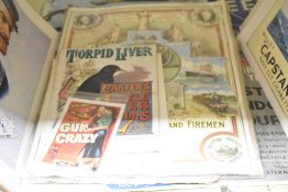 A selection of 20th-century advertising posters, to include a number of Players Navy Cut Medium