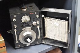 A WWII US Army Signal Corps Frequency Meter BC-906-D, used by ground crews to test and calibrate