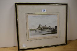 Of local interest, a 20th-century framed print after Joseph Farington RA (1747-1821) of