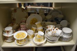 A large quantity of 20th-century tableware, to feature part sets of Royal Stafford bone china '