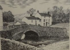 *Local Interest* After Alfred Wainwright (British 1907 - 1991) Lithograph 'Malham' depicting a