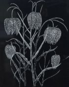 *Local Interest* After George Francis Reiss (British 1893 - 1973) Negative etching 'Fritillaries', a