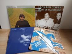 A four album lot with Folk / World / SSW interest - All VG+ or better Simon Nicol , Leanoard Cohen ,