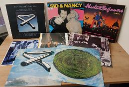 A 12 record mixed lot with Sid and Nancy OST - Style Council , Iggy Pop and more as in photos - VG/